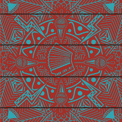 Manoti A Koriana | Scarlet/Peacock