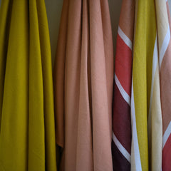 Protea Pin Stripe - Sunset | Burgundy/Garnet