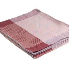 Protea Throw - Geometry | Garnet/Canyon