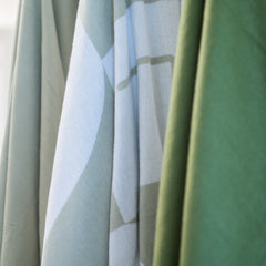 Amanda Cotton - Shapes | Olive/White