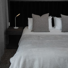 Cotton Suede - Plain Silver