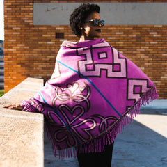 YBD Throw - Semomotela | Radiant Orchid/Petunia