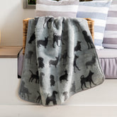 Finesse Pet Blanket - Silhouette | Dove/Steel
