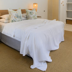 Cotton Blanket | White