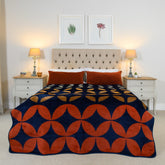 Belfiore Finesse - Petals | Navy/Caramel