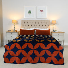 Belfiore Finesse - Petals | Navy/Caramel