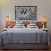 Protea Throw - Dunes | Iron/Black