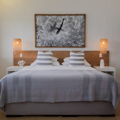 Protea Throw - Dunes | Iron/Black