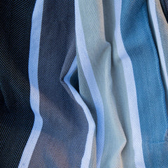Protea Pin Stripe - Sunset | Black/Steel