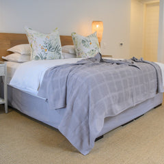 Cotton Blanket - Windowpane | Wild Dove