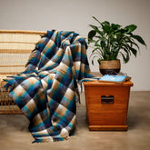 Top Check - J902 | Caramel/Kingfisher