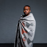 YBD Throw - Mokorotlo | Steel/Oyster Grey
