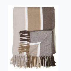 Protea Pin Stripe - Sunset | Cocoa/Coffee