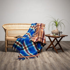 Italiano - Travel Rug | Royal/Tabacco