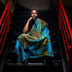 YBD Throw - Khalala | Aqua/Yellow