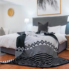 Cotton Suede - Xhosa | Black/White