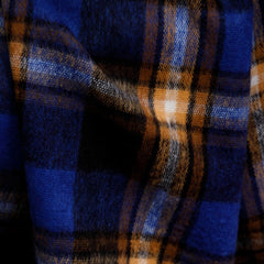 Top Check - Botswana | Blue/Black/Brown