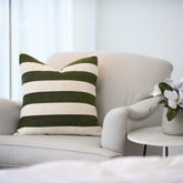 Scatter - Protea Chenille Broad Stripe | Hunter/Natural