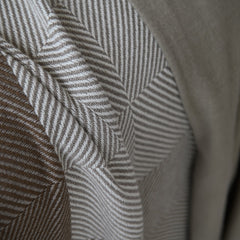 Protea Throw - Geometry | Coffee/Cobblestone