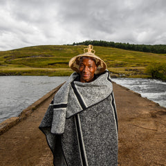 Mohodu - Border Stripe | Black/Natural