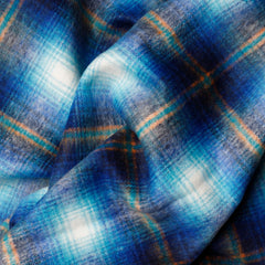 Top Check - Drummond | Navy/Turquois