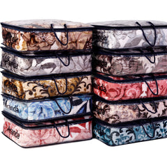 Faux Mink Bella - African Beads | Maroon / Pink