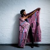 YBD Throw - Moritsoana | Fuschia/Flamingo
