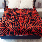 Buhle - Woodcut | Black/Terracotta