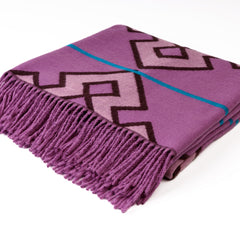 YBD Throw - Semomotela | Radiant Orchid/Petunia