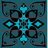 Khotso - Cards | Black/Peacock/Scarlet