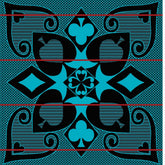 Khotso - Cards | Black/Peacock/Scarlet