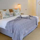 Cotton Blanket - Windowpane | Wild Dove