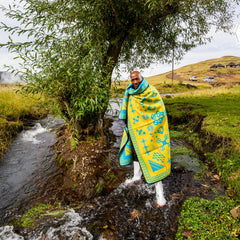 Basotho - Renoka | Peacock/Gold/Yolk