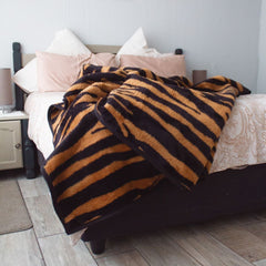 Buhle - Zebra Skin | Black/Caramel