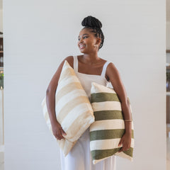 Scatter - Protea Chenille Broad Stripe | Hunter/Natural