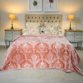 Faux Mink Bella - Plain | Coral Pink