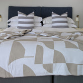 Amanda Cotton - Shapes | Cobblestone/White