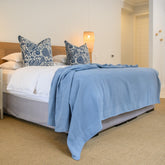 Cotton Blanket | Dusk Blue