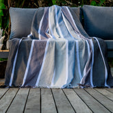 Protea Pin Stripe - Sunset | Black/Steel