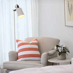 Scatter - Protea Chenille Broad Stripe | Canyon/White