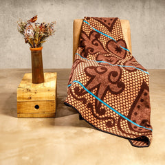 Morena - Riet | Brown/Salmon/Peacock