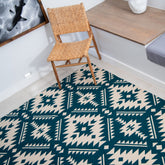 Tappeto - Aztec | Teal/Bone