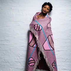 YBD Throw - Moritsoana | Fuschia/Flamingo