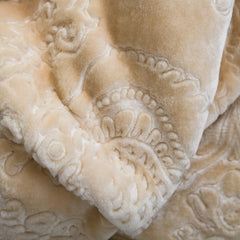 Faux Mink Bella - Plain | Bone
