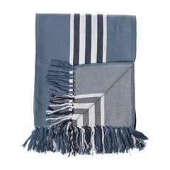 Protea Pin Stripe - Shoreline | Prov Blue/Navy