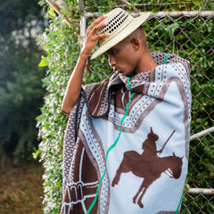 Maqhubu | Brown/Lt Powder/Emerald