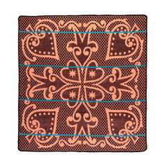 Morena - Riet | Brown/Salmon/Peacock