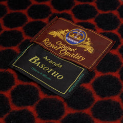 Berea - King's Birthday Blanket 2025 | Black/Scarlet/Natural