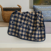 Finesse Pet Blanket - Gingham Prints | Navy/Cobble
