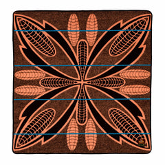 Seanamarena - Poone | Brown/Salmon/Peacock